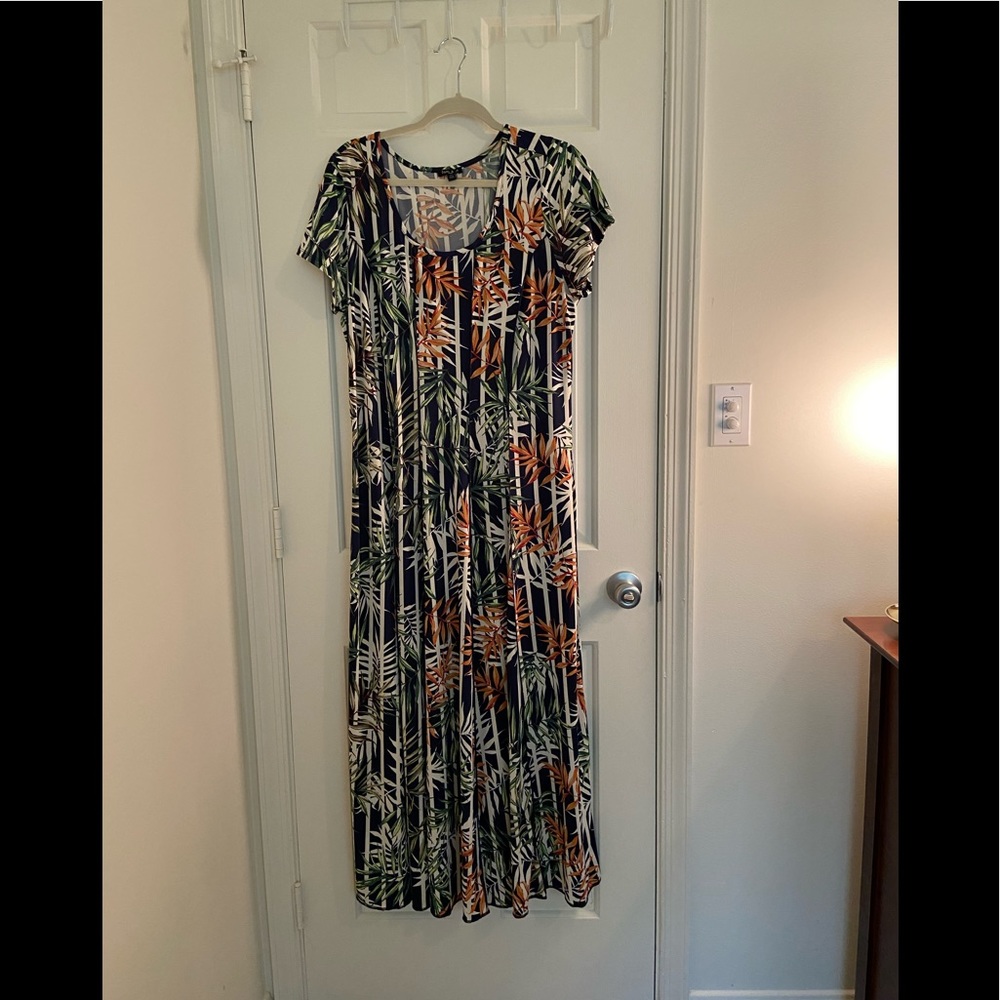 Sami & Jo Tropical Maxi Dress 2X